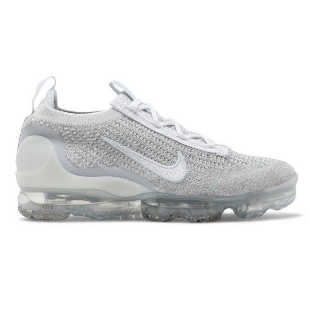 Nike Air VaporMax 2021 Flyknit White Pure Platinum' Women’s size 9.5